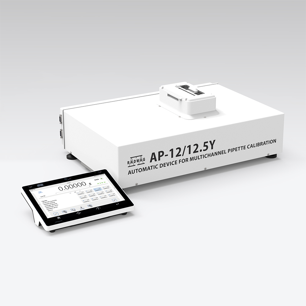 AP-12/12.5Y Dispositif automatique pour l’étalonnage des pipettes multicanaux