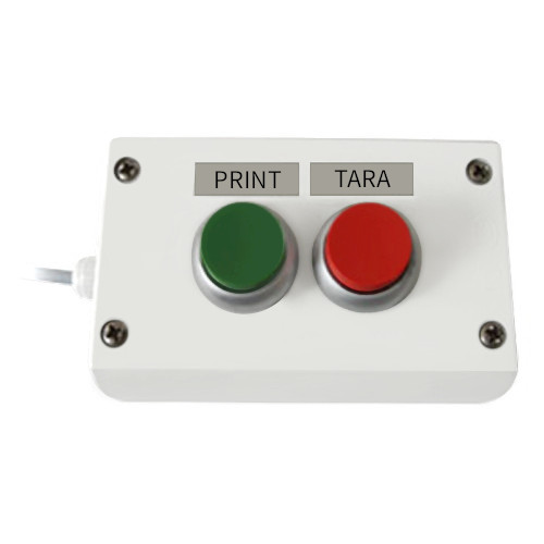 Boutons externes TARA et PRINT