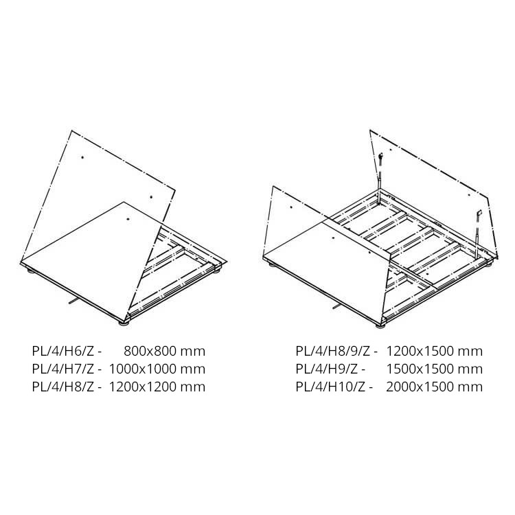 Plateforme PL/4/1500/H8/Z